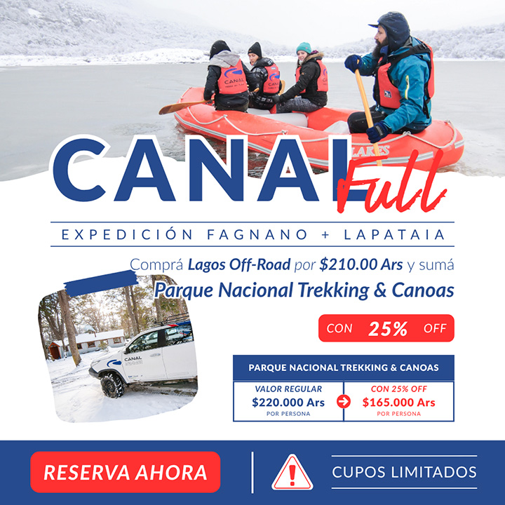 Canal Fagnano + Lapataia Sale